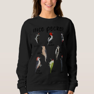 Sudadera Pájaro carpintero observando la vida silvestre de 