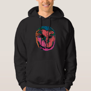 Sudadera Pájaro con motivo de búho colorido de raptor de im