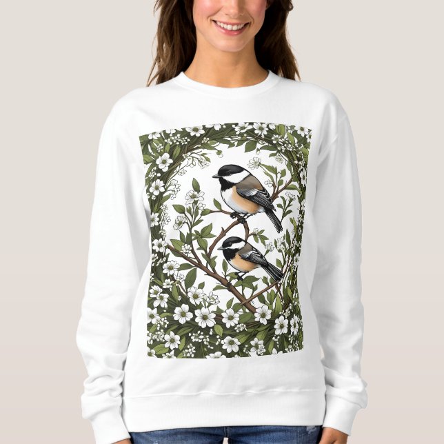 Sudadera Pájaro De Pollo Y Mayf De Massachusetts Con Pañera (Anverso)