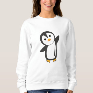 Sudadera Pájaro Divertido De Pingüino Para Niños