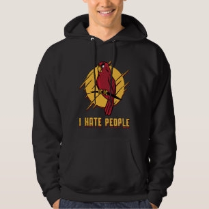 Sudadera Pájaro loro odio a la gente pájaros Mascota loros