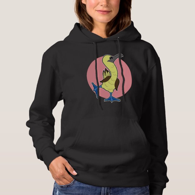 Sudadera Pájaro Marino Bailarín Funky de Patas Azules (Anverso)