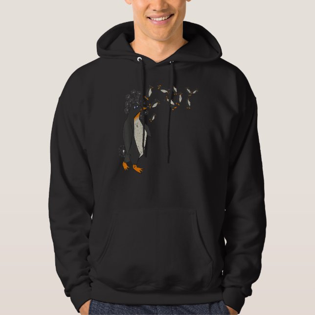 Sudadera Pájaro Pingüino Antártico Pájaro Pañuelo Animal Pe (Anverso)