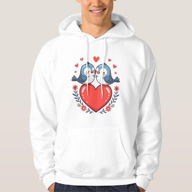 Sudadera Pájaros de amor (Anverso)