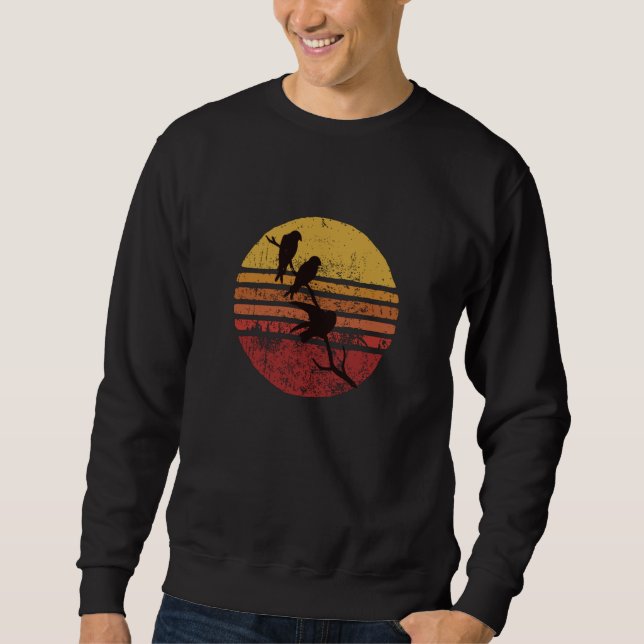 Sudadera Pájaros de Jardín Retro (Anverso)