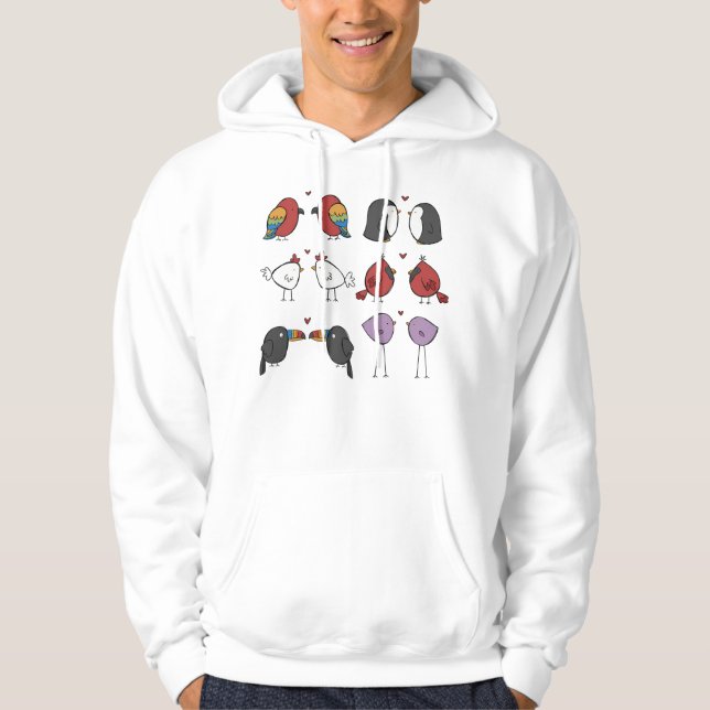 Sudadera Pájaros Enamorados (Anverso)