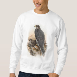 Sudadera Pájaros noruegos de Juan Gould del halcón de Gran