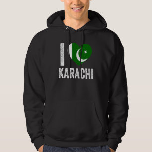Sudadera Pakistaní patriota Bandera de Pakistán Amo Karac