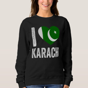 Sudadera Pakistaní patriota  Bandera de Pakistán  Amo Karac