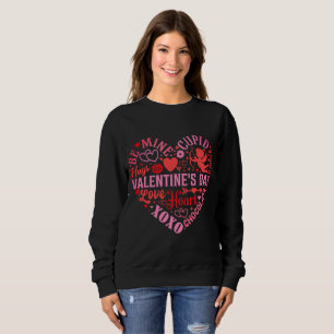 Sudadera Palabra de corazón el día de San Valentín
