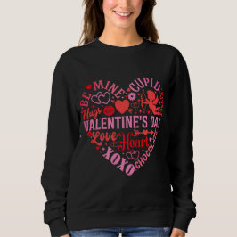 Sudadera Palabra de corazón el día de San Valentín