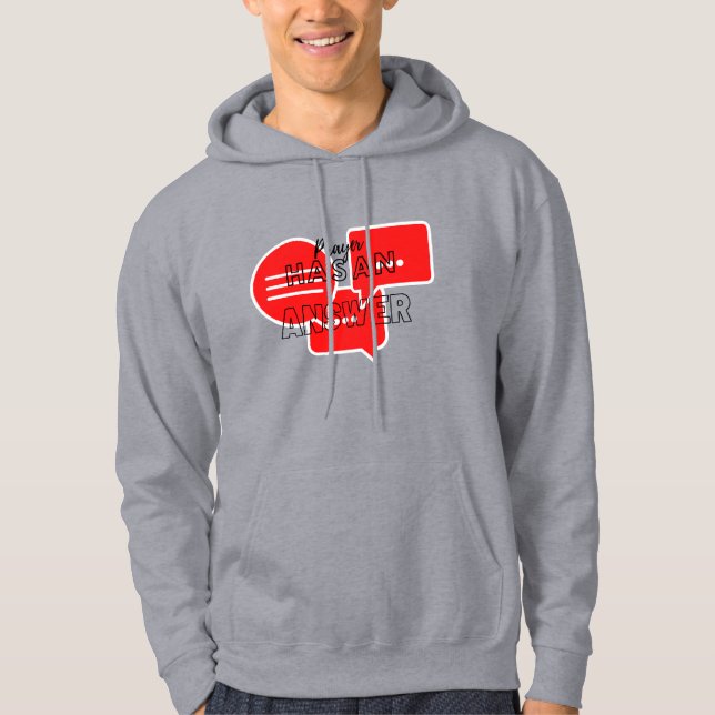 Sudadera Palabra Reza con Palabras en Negrita  (Anverso)