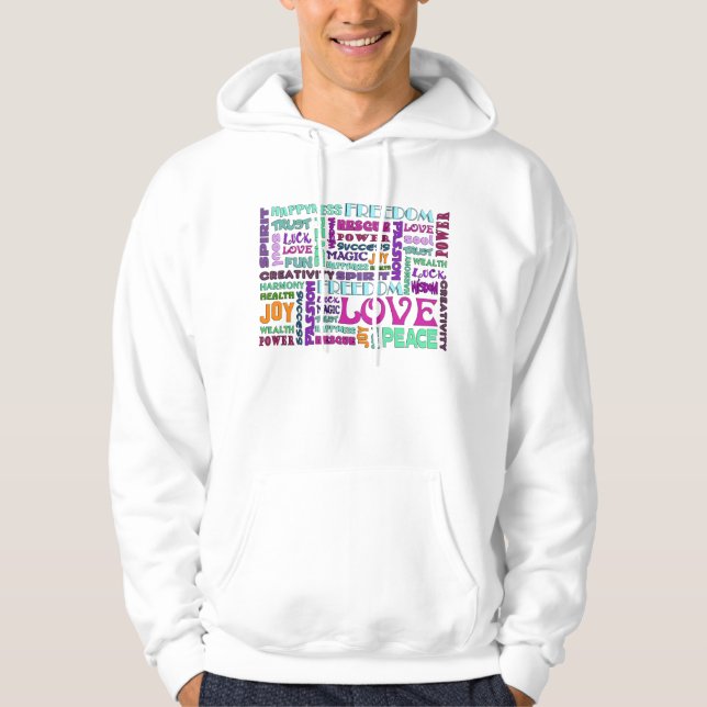 Sudadera Palabras de la forma del Espíritu (Anverso)