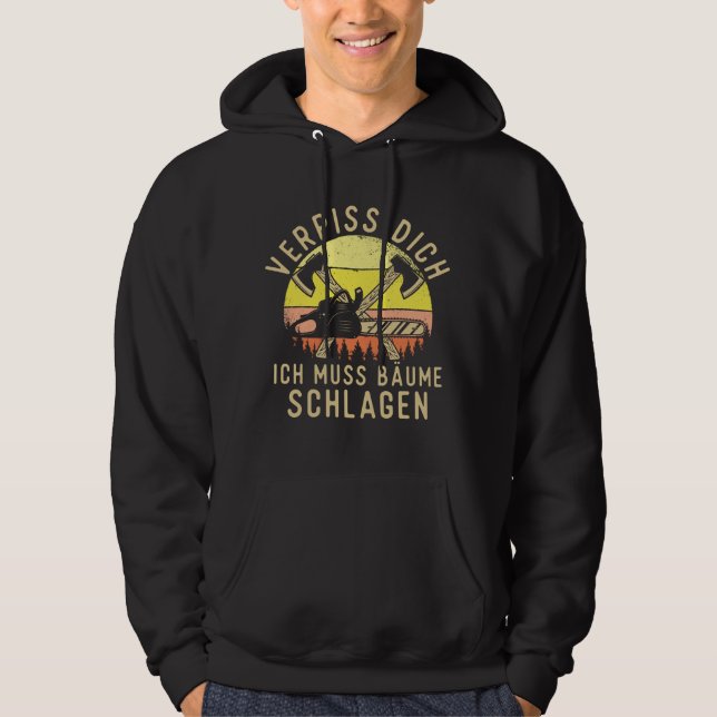 Sudadera Palabras de leñador (Anverso)