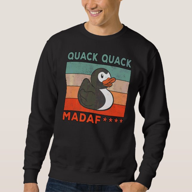 Sudadera Palabras de pato de goma Duck Quack Quack Ducks 2 (Anverso)