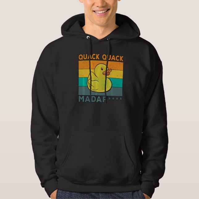 Sudadera Palabras de pato de goma Duck Quack Quack Ducks 5 (Anverso)