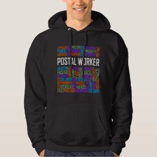Sudadera Palabras de trabajador postal cartero
