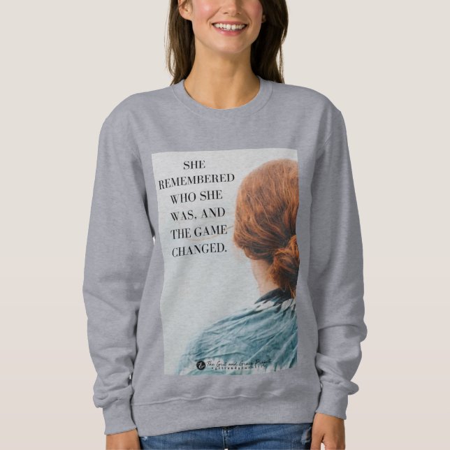 Sudadera palabras de vida de la mujer (Anverso)