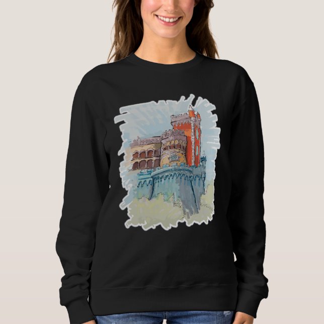 Sudadera Palacio de Pena en Sintra, Portugal (Anverso)
