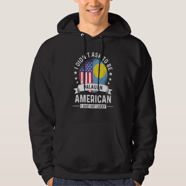 Sudadera Palauan American Patriot Grown Humor Flag (Anverso)