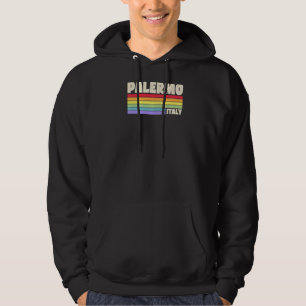 Sudadera Palermo Italia Arcoiris Orgullo Gay Merch Retro 70