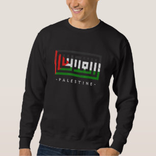 Sudadera Palestina Bandera Palestina Caligrafía Árabe Gratu