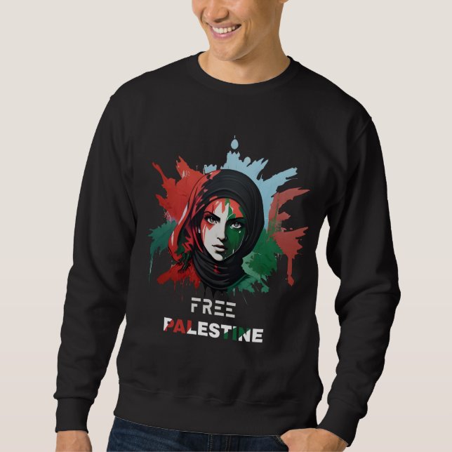Sudadera palestina libre (Anverso)