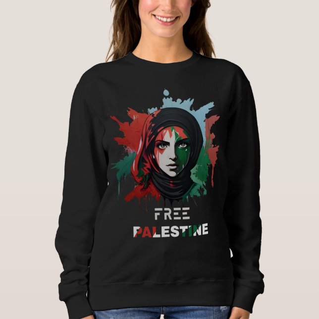Sudadera palestina libre (Anverso)