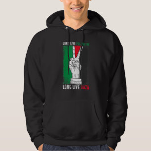 Sudadera Palestina Libre con bandera de Gaza viva con bande