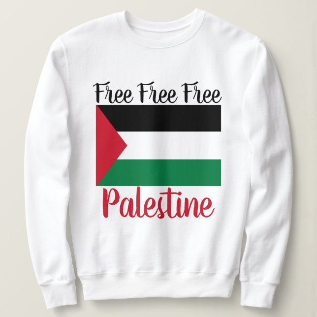 Sudadera Palestina Libre salva a Gaza (Anverso del diseño)
