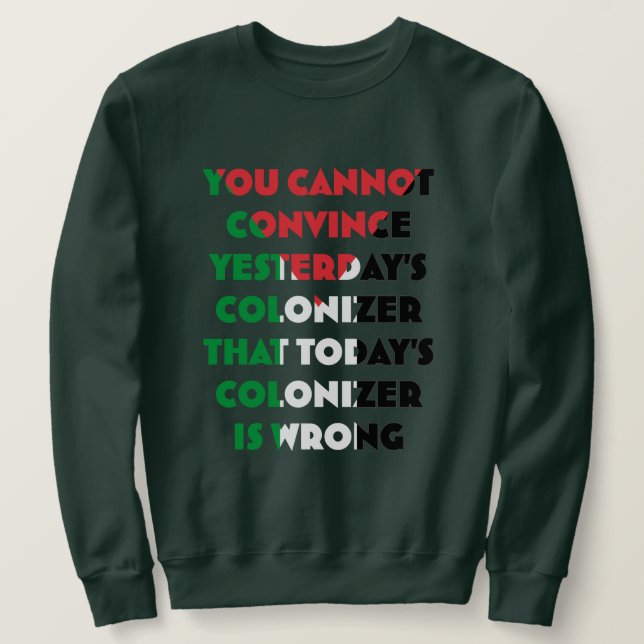 Sudadera Palestina Libre - Sudadera Salva Gaza (Anverso del diseño)