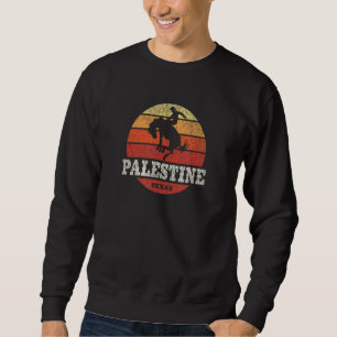 Sudadera Palestina TX vintage Country Western Retro