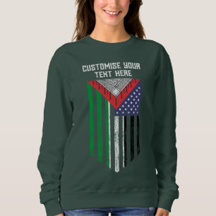 Sudadera palestino americana - bandera de Palestin