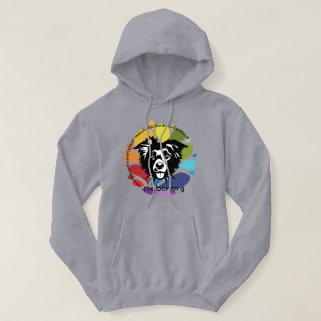 Sudadera Paleta de arcoiris Camisas suaves básicas encapuch (Diseño del anverso)