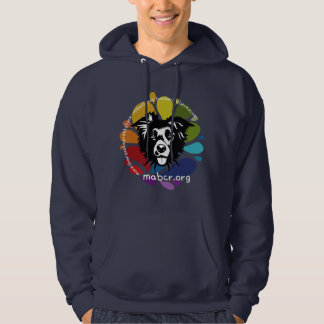 Sudadera Paleta de arcoiris con capucha marina!
