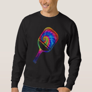 Sudadera Paleta de Pickleball Tie Dye Retro 80s 90s