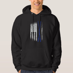 Sudadera Palillos de tambor con bandera estadounidense
