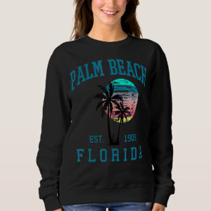 Sudadera Palm Beach Florida Spring Break 2022 Beach Palm Tr