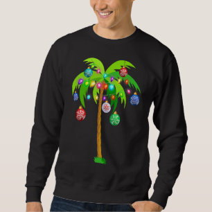 Sudadera Palm Christmas Tree Funny Hawaii Beach Tropical Xm