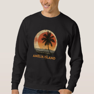 Sudadera Palm de vacaciones de playa virgen de la isla de A