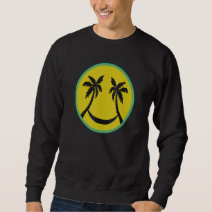 Sudadera Palm Trees de Isla Hawaiana Felices Hamaca Face