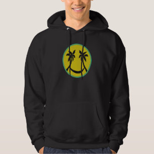 Sudadera Palm Trees de Isla Hawaiana Felices Hamaca Face
