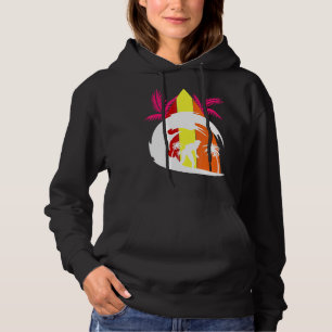 Sudadera Palm Trees Ocean Surfboard Surfer Sport Waves Surf