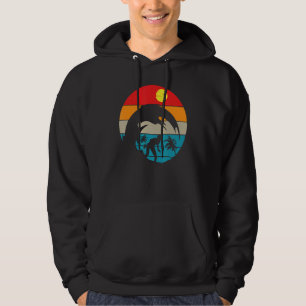 Sudadera Palm Trees Tropical Surfboard Retro