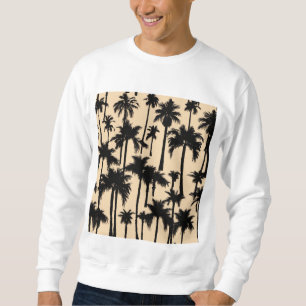 Sudadera Palm Trees Tropicales Arte de silueta Imprimir