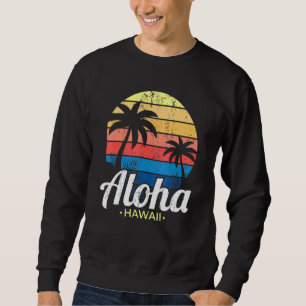 Sudadera Palm Trees Tropicales de Verano Hawaiano Aloha H