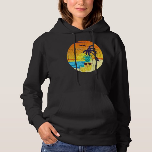 Sudadera Palm Trees vacaciones veraniego Pineapple Beach Tr (Anverso)