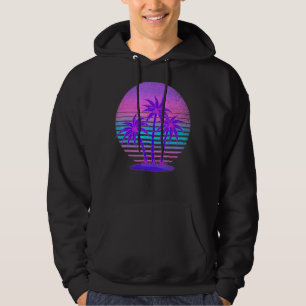 Sudadera Palm Trees Vibes de verano Retro Tropic Vaporwave 