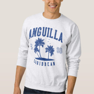 Sudadera Palmera caribeña de Anguilla 1980