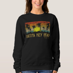 Sudadera Palmera de puesta de sol de verano vintage Florida